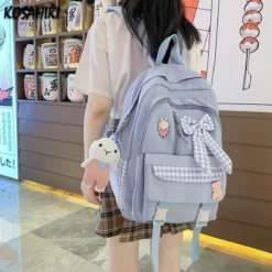 Kawaii Harajuku Bow Tie Preppy Style Backpack – Limited Edition
