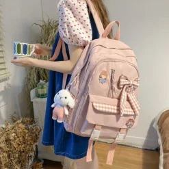 Kawaii Harajuku Bow Tie Preppy Style Backpack – Limited Edition 9 Kawaii Harajuku Bow Tie Preppy Style Backpack – Limited Edition -Kawaiitherapy Shop 75283 g2e4ab