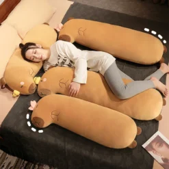 Kawaii Capybara Long Animal Roll Pillow (110cm) β Jumbo Edition