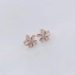 Kawaii Sparkling Flower Stud Earrings – Limited Edition -Kawaiitherapy Shop 75388 8jecie