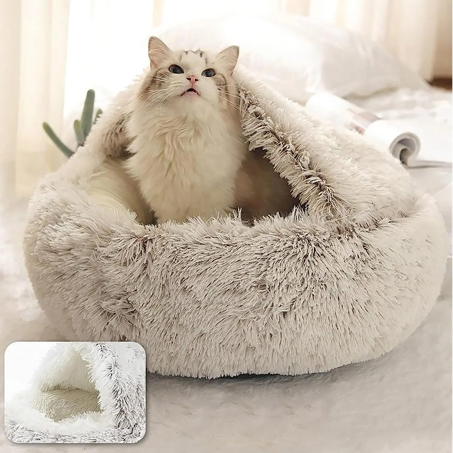 Kawaii Therapy Calming Cat Nest Bed – Special Edition 4 Kawaii Therapy Calming Cat Nest Bed – Special Edition - Image 4