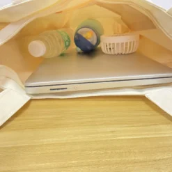 Kawaii Korean Aesthetic Minimalist Canvas Tote Bag -Kawaiitherapy Shop 75462 nqsv0n