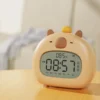 Kawaii Capybara LED USB Alarm Clock – Limited Edition