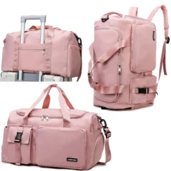Kawaii Large Capacity Multipocket Travel Duffel Bag -Kawaiitherapy Shop 75659 jargbj