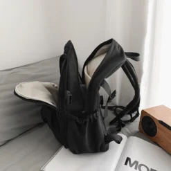 Kawaii Aesthetic Korea Style Canvas Backpack – Limited Edition -Kawaiitherapy Shop 75827 ih2vic