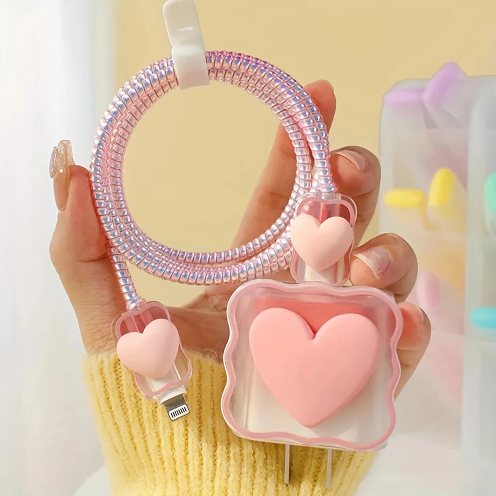Kawaii Pastel Pop Edition IPhone Charger Cable Protector 1 Kawaii Pastel Pop Edition IPhone Charger Cable Protector