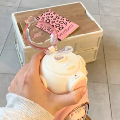 Kawaii Animal Pastel Straw Bottle (820ml) – Limited Edition -Kawaiitherapy Shop 76023 js6tmh