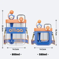 Kawaii Double Sided Animal Pastel Bottle – Limited Edition -Kawaiitherapy Shop 76074 euj3nb