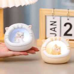 Kawaii Sleepy Cat Harajuku Night Lamp