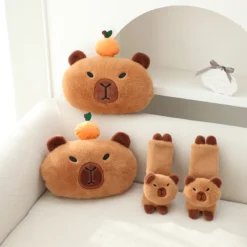 Kawaii Capybara Headrest Seatbelt Cushion – Limited Edition -Kawaiitherapy Shop 76108 zt5wae