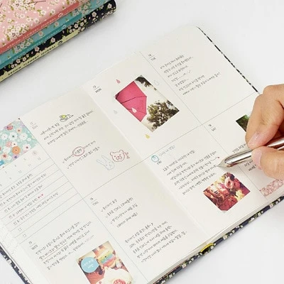 Cute Korean Kawaii Flower Notebook 5 Cute Korean Kawaii Flower Notebook - Image 5