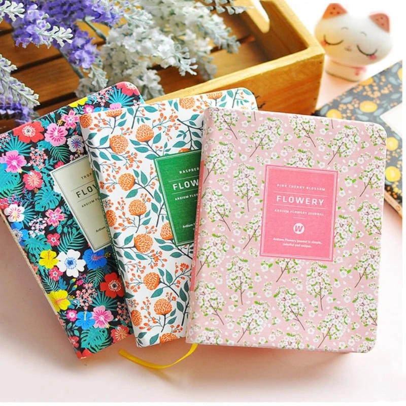 Cute Korean Kawaii Flower Notebook 1 Cute Korean Kawaii Flower Notebook