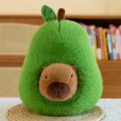 Kawaii Avocado Sleepy Capybara Plush (40cm) – Limited Edition