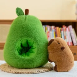 Kawaii Avocado Sleepy Capybara Plush (40cm) – Limited Edition -Kawaiitherapy Shop 76422 lpcahx
