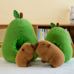 Kawaii Avocado Sleepy Capybara Plush (40cm) – Limited Edition -Kawaiitherapy Shop 76422 vea8yy