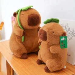 Kawaii Adorable Capybara (50cm) – Lotus Leaf Special Edition -Kawaiitherapy Shop 76438 g6mamk