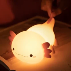 Kawaii Axolotl Silicone Night Lamp – Limited Edition -Kawaiitherapy Shop 76465 gfrlid