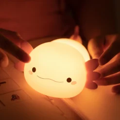 Kawaii Axolotl Silicone Night Lamp – Limited Edition -Kawaiitherapy Shop 76465 iimnuz