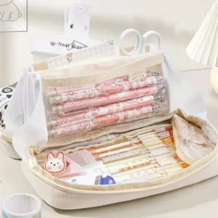 Kawaii Large Capacity Multi-Layer Designer Pencil Case -Kawaiitherapy Shop 76476 mxbrxp