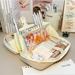 Kawaii Large Capacity Multi-Layer Designer Pencil Case -Kawaiitherapy Shop 76476 tzn8kc