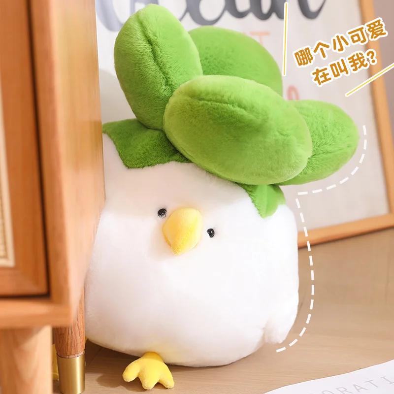 Kawaii Therapy Chubby Cabbage Chicken Plush (40cm) 3 Kawaii Therapy Chubby Cabbage Chicken Plush (40cm) - Image 3