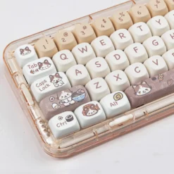 Kawaii Mao Profile Cat Fish Keycap Set (140 Keys) – Special Edition