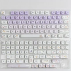 Kawaii Mao Profile Purple Bunny Keycap Set (142 Keys) – Special Edition -Kawaiitherapy Shop 77630 gqi28e