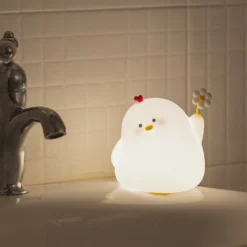 Kawaii Daisy Chicken Soft Silicone Night Lamp – Limited Edition -Kawaiitherapy Shop 77856 ivpx6q