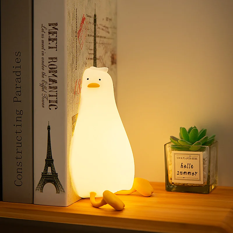 Kawaii Lying Duck Silicone USB Night Lamp – Limited Edition 4 Kawaii Lying Duck Silicone USB Night Lamp – Limited Edition - Image 4