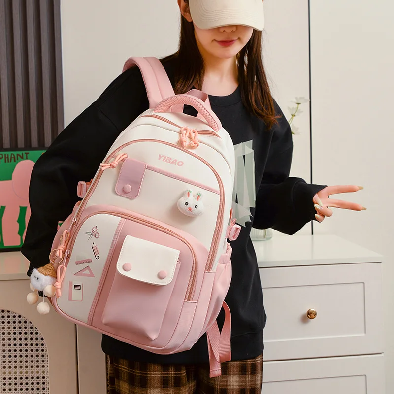 Kawaii Pastel Large Capacity Multipocket Backpack – Special Edition 2 Kawaii Pastel Large Capacity Multipocket Backpack – Special Edition - Image 2
