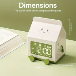 Kawaii Therapy Milk Carton Digital Alarm Clock – Limited Edition -Kawaiitherapy Shop 78067 2rjl2i
