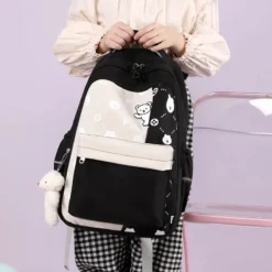 Kawaii Cute Pastel Bear Harajuku School Bag -Kawaiitherapy Shop 78231 93sskd