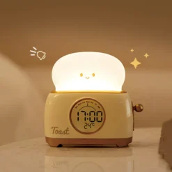 Kawaii Bread Toast Retro Alarm Clock – Limited Edition