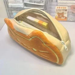 Kawaii Cat Bread Harajuku Pencil Case – Limited Edition -Kawaiitherapy Shop 78266 dyeskn