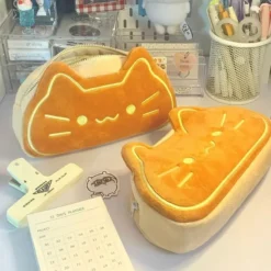 Kawaii Cat Bread Harajuku Pencil Case – Limited Edition
