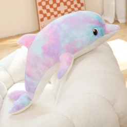 Kawaii Rainbow Dolphin Plush (120cm) – Jumbo Edition -Kawaiitherapy Shop 78285 o1o1ix