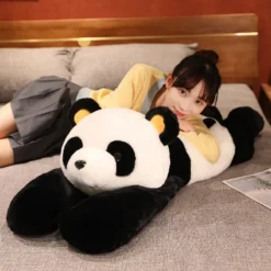 Kawaii Long Huggable Panda Bear Plush XL (80cm) -Kawaiitherapy Shop 78323 roccww