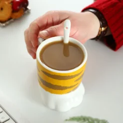 Kawaii Therapy Cat Paw Ceramic Cup – Limited Edition -Kawaiitherapy Shop 78392 makr7d