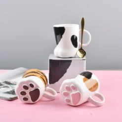 Kawaii Therapy Cat Paw Ceramic Cup – Limited Edition -Kawaiitherapy Shop 78392 xs37e3
