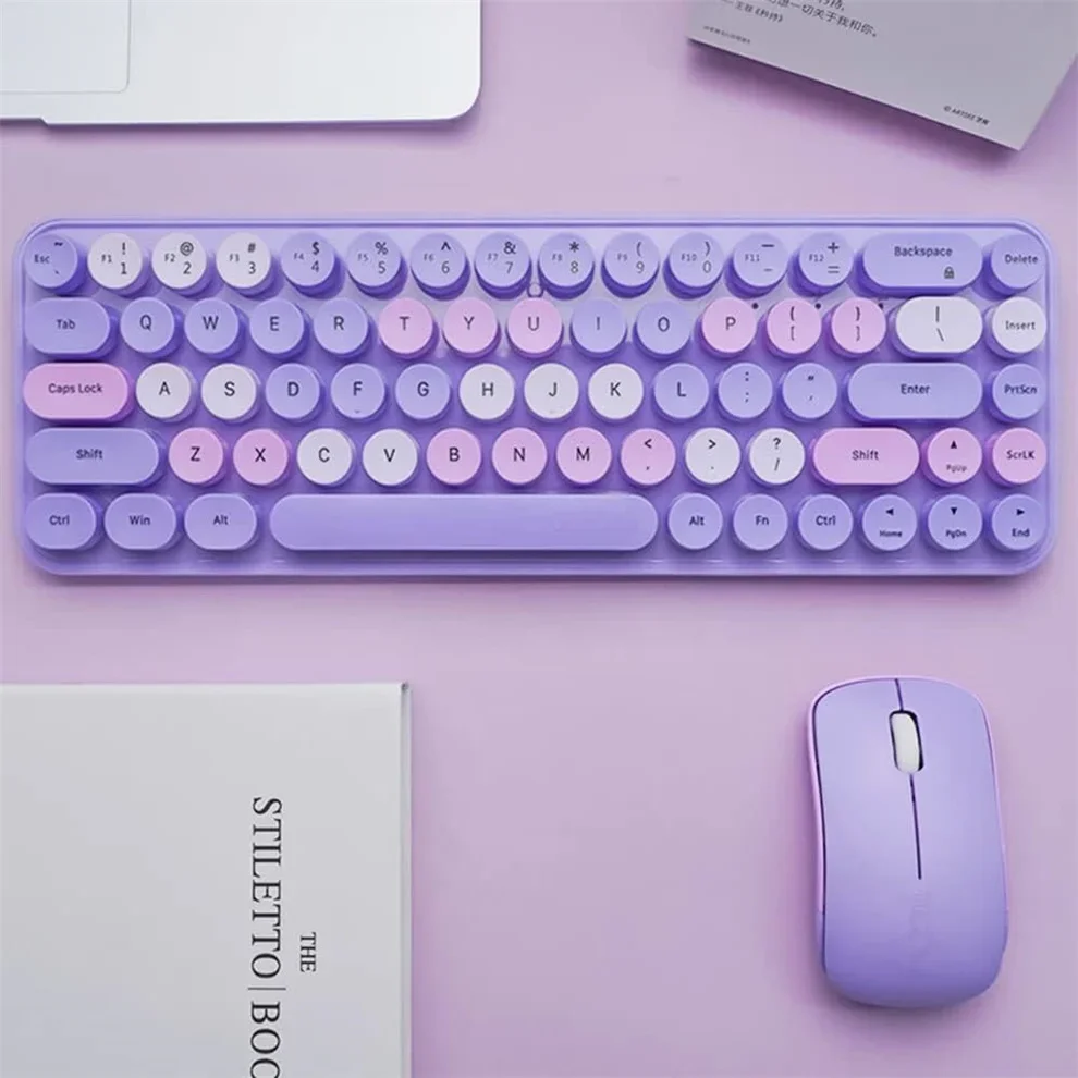 Kawaii Candy Pastel Wireless Keyboard Set – Special Edition 1 Kawaii Candy Pastel Wireless Keyboard Set – Special Edition