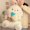 Kawaii Therapy Bunny Milk Bottle Plush (60cm) – Jumbo Edition