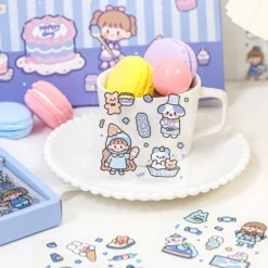 Kawaii Therapy Pastel Kitchen Party Sticker Set (200pcs) -Kawaiitherapy Shop 78829 azruum