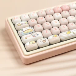 Kawaii Bear Bread Party Mog Profile Keycaps (140 Keys) -Kawaiitherapy Shop 78842 01jmyy