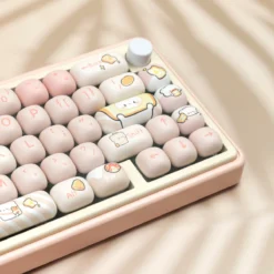 Kawaii Bear Bread Party Mog Profile Keycaps (140 Keys) -Kawaiitherapy Shop 78842 1rwwgg