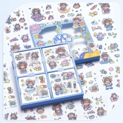 Kawaii Therapy Pastel Theme Sticker Set (100pcs) -Kawaiitherapy Shop 78875 2rmma1