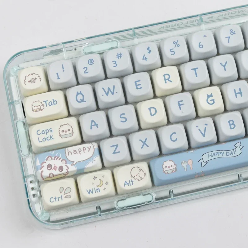 Kawaii Mao Profile Happy Cat Themed Keycaps (140 Keys) 4 Kawaii Mao Profile Happy Cat Themed Keycaps (140 Keys) - Image 4