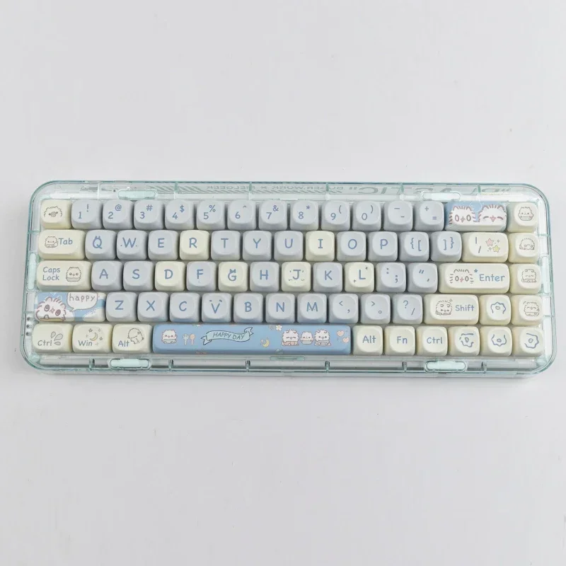 Kawaii Mao Profile Happy Cat Themed Keycaps (140 Keys) 3 Kawaii Mao Profile Happy Cat Themed Keycaps (140 Keys) - Image 3