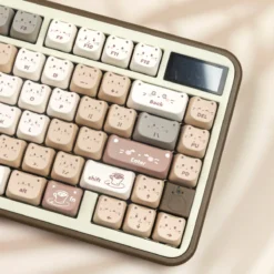 Kawaii Coffee Cat Mao Profile Keycaps (140 Keys) – Special Edition 12 Kawaii Coffee Cat Mao Profile Keycaps (140 Keys) – Special Edition -Kawaiitherapy Shop 79185 hkllcs