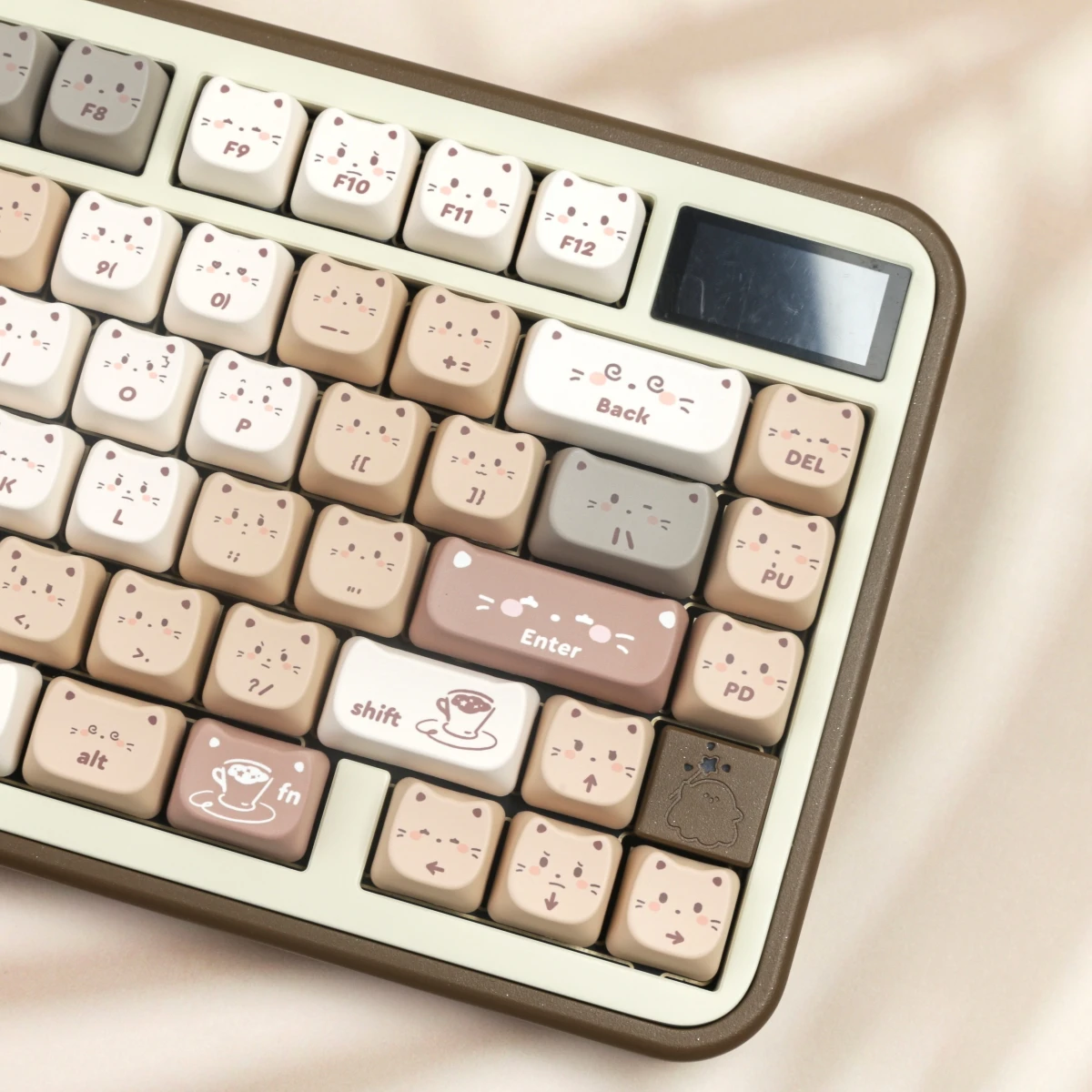 Kawaii Coffee Cat Mao Profile Keycaps (140 Keys) – Special Edition 5 Kawaii Coffee Cat Mao Profile Keycaps (140 Keys) – Special Edition - Image 5