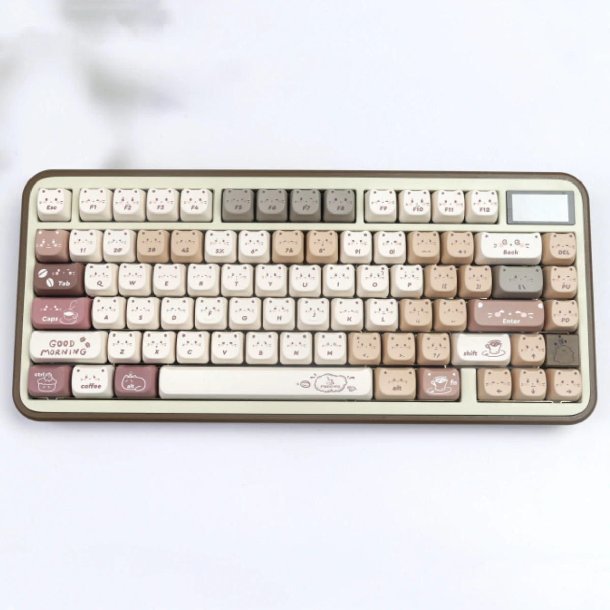 Kawaii Coffee Cat Mao Profile Keycaps (140 Keys) – Special Edition 7 Kawaii Coffee Cat Mao Profile Keycaps (140 Keys) – Special Edition - Image 7